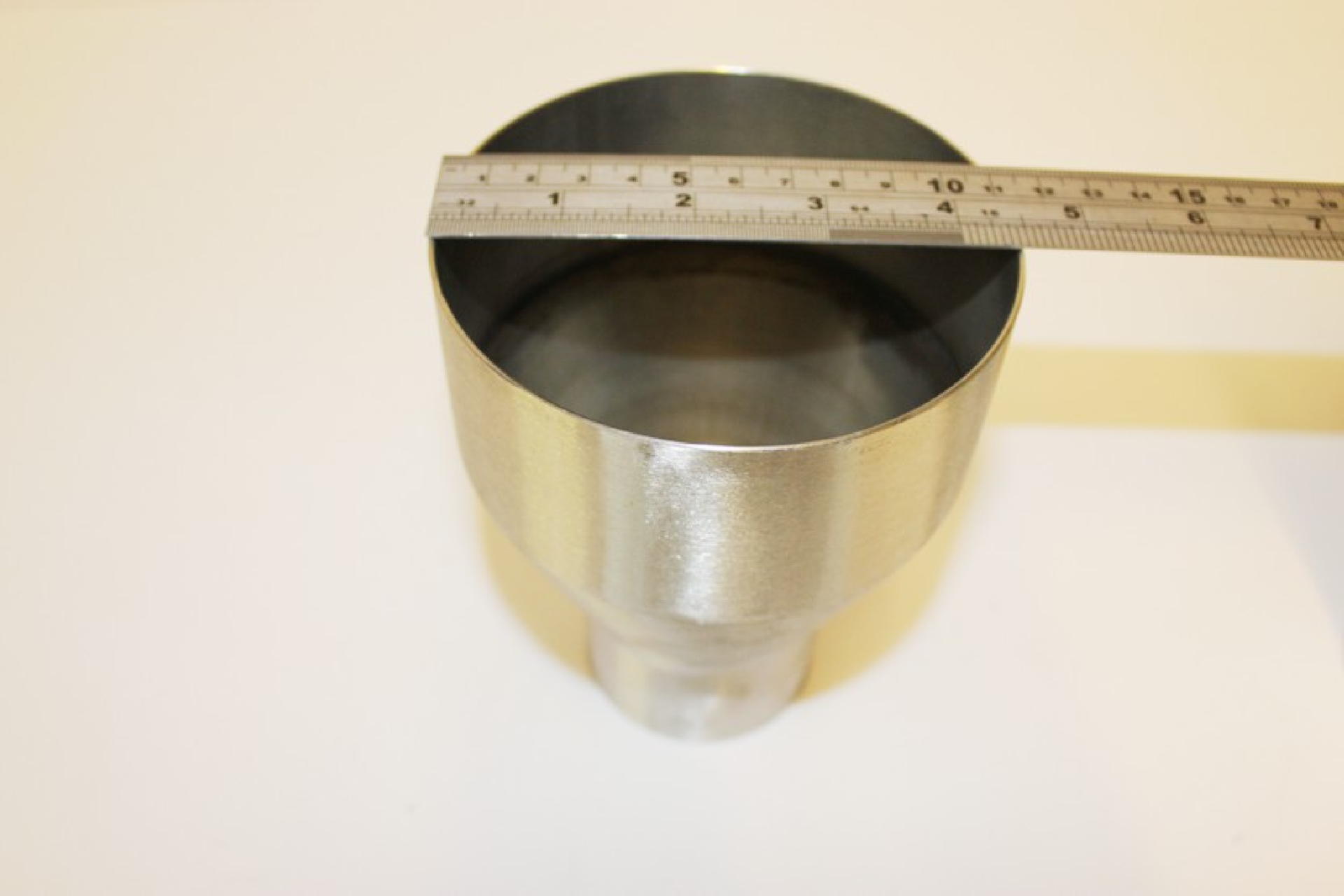 thumbnail image 2 of T304 Stainless Steel Exhaust Reducer – 4.5 To 2.5 Inch Pipe Joiner For Trucks & Vans 2 of 3